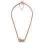 Playful Emotions Rose Gold Plated Happiness Set Necklace-